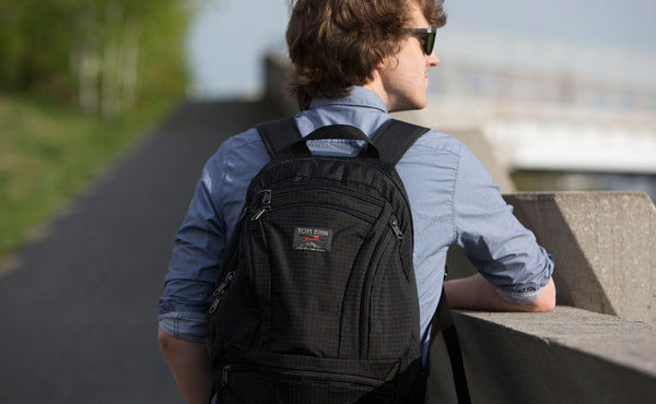 A close shot of a person wearing the Synapse 25.